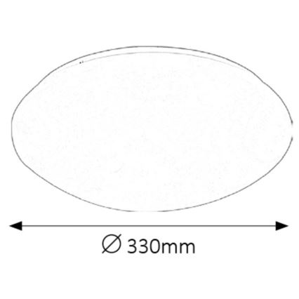 Rabalux - Plafonnier LED LED/18W/230V