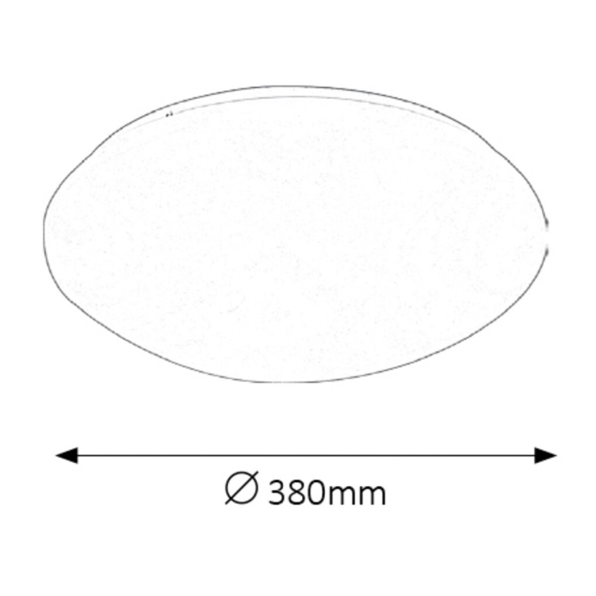 Rabalux - Plafonnier salle de bain LED/24W/230V IP44 d. 38 cm