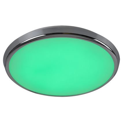 Rabalux - LED RGB Plafonnier de salle de bain LED/18W/230V d. 30 cm 3000-6500K IP44 + télécommande