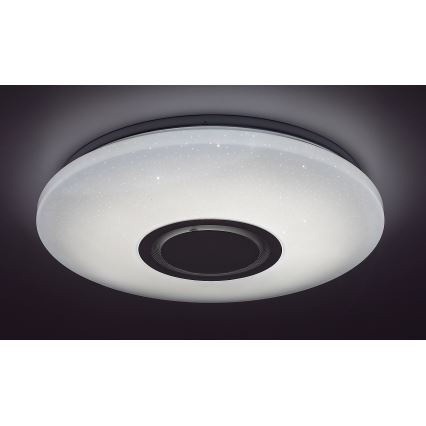 Rabalux - Plafonnier à intensité variable RGB RODION LED/24W/230V Wi-Fi + télécommande Wi-fi