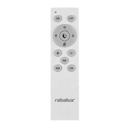 Rabalux - Plafonnier à intensité variable RGB LED/40W/230V 2700-6500K Wi-Fi Tuya  + Télécommande
