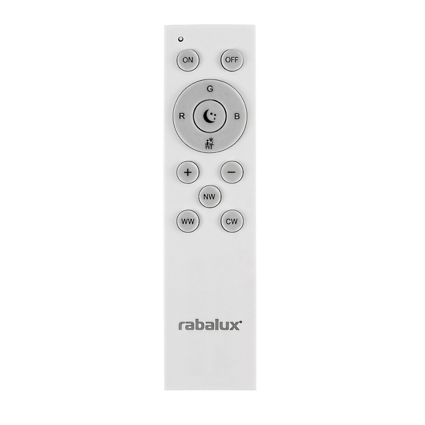 Rabalux - Plafonnier à intensité variable RGB LED/40W/230V 2700-6500K Wi-Fi Tuya  + Télécommande