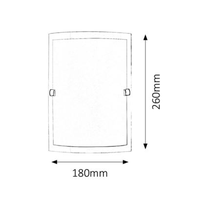 Rabalux - Applique murale 1xE27/60W/230V