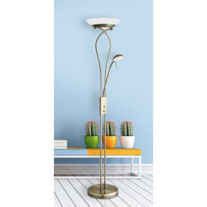 Rabalux - Lampadaire à intensité modulable 1xR7s/230W + 1xG9/40W