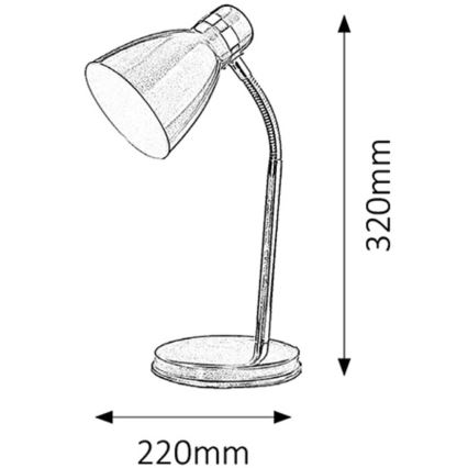 Rabalux - Lampe de table 1xE14/40W/230V