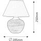 Rabalux - Lampe de table E14/40W