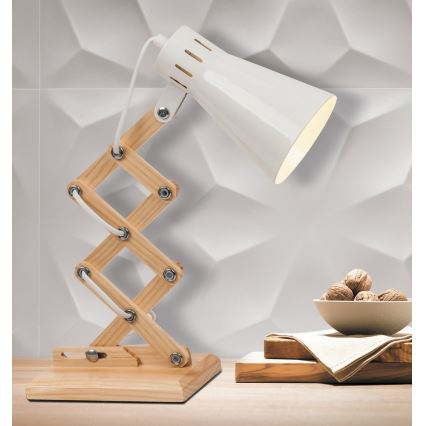 Rabalux - Lampe de table 1xE14/25W/230V hévéa