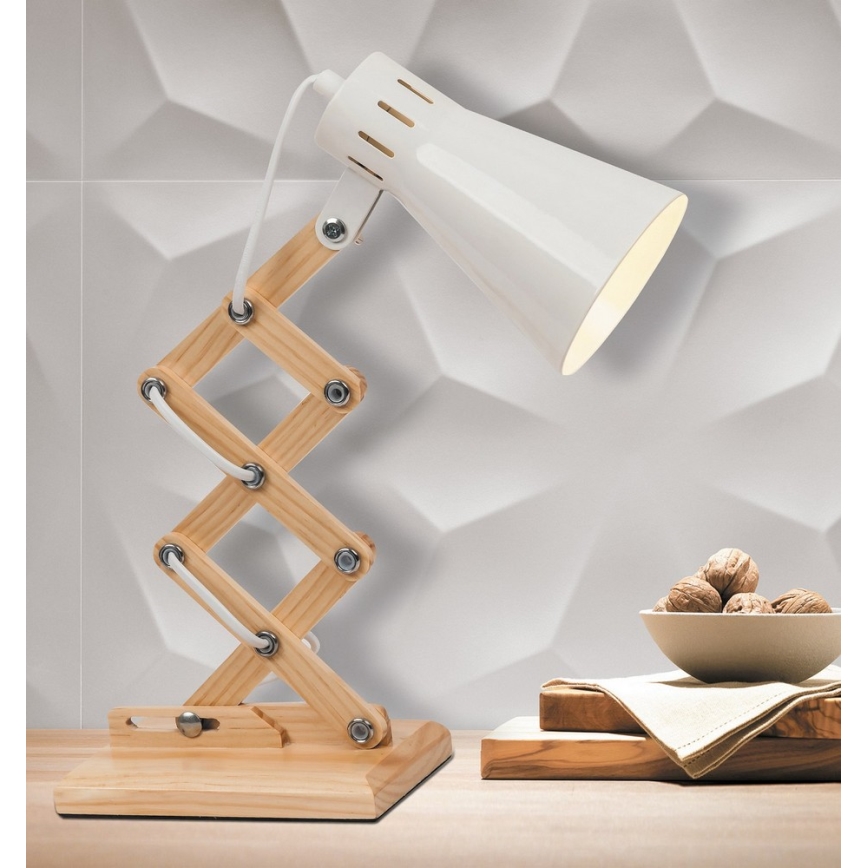 Rabalux - Lampe de table 1xE14/25W/230V hévéa
