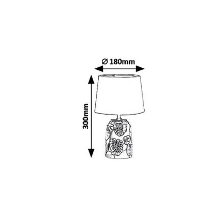 Rabalux 4549 - Lampe de table SONAL 1xE14/40W/230V