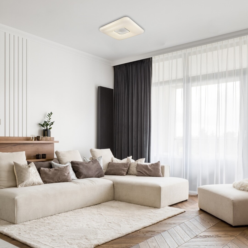 Rabalux - Plafonnier LED dimmable LED/70W/230V + télécommande 44x44 cm