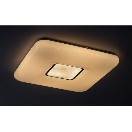 Rabalux - Plafonnier LED dimmable LED/70W/230V + télécommande 44x44 cm