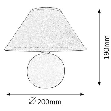 Rabalux - Lampe de table 1xE14/40W/230V