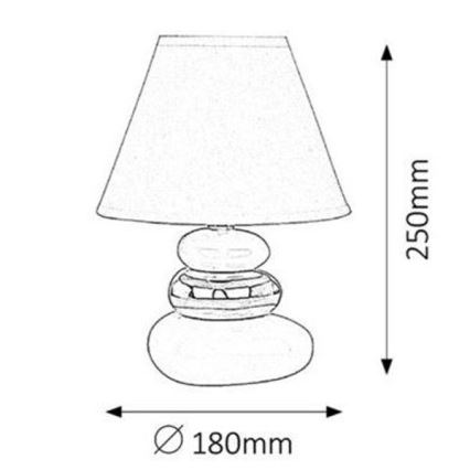 Rabalux - Lampe de table 1xE14/40W/230V