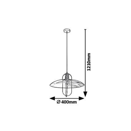 Rabalux 5000 - Suspension avec fil VIDA 1xE27/8W/230V