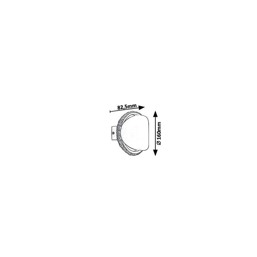 Rabalux 5049 - Applique murale LED CAPRIANA LED/6W/230V