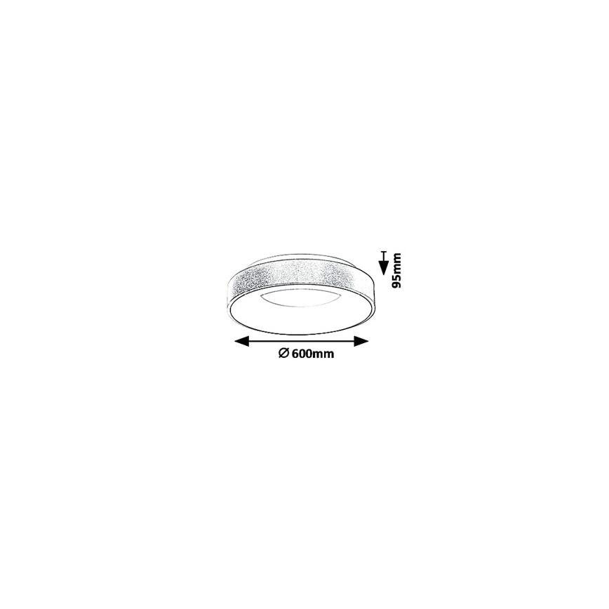 Rabalux 5053 - Plafonnier LED CARMELA LED/50W/230V
