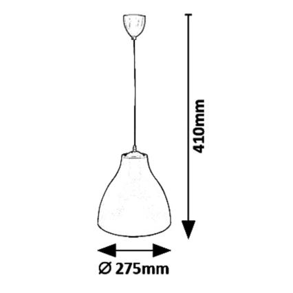 Rabalux 5059 - Suspension avec fil MORRIS 1xE27/40W/230V