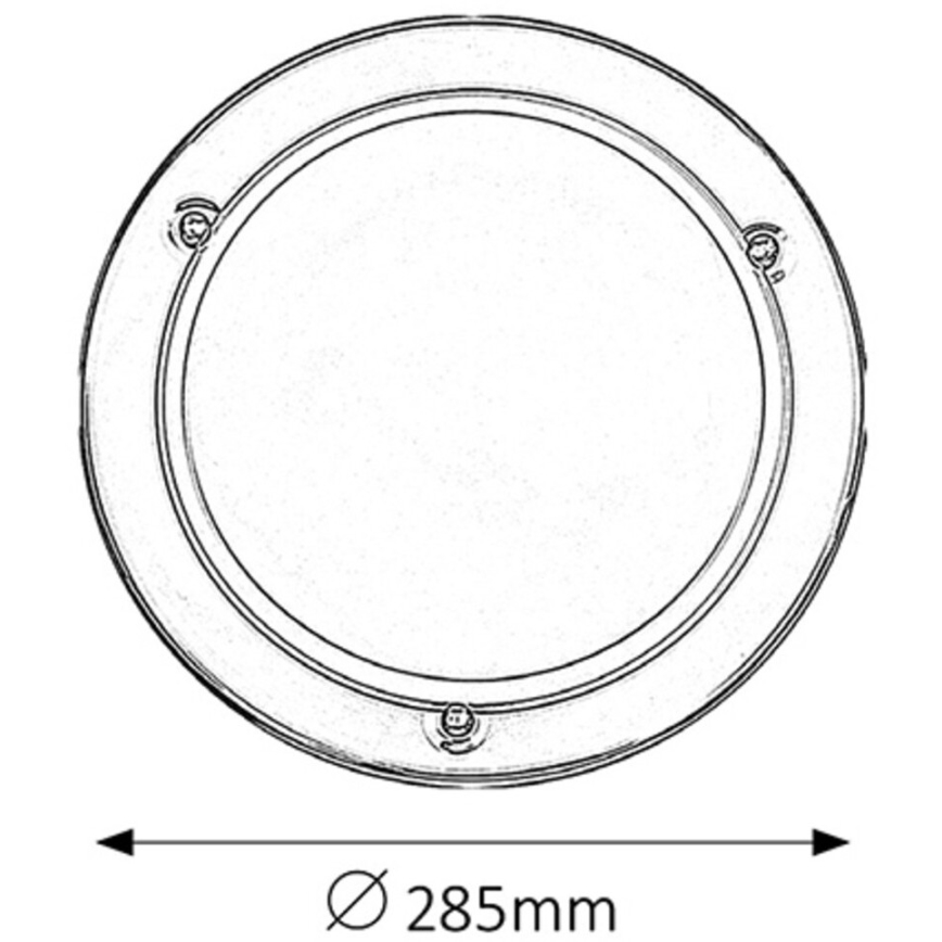 Rabalux - Plafonnier 1xE27/60W/230V d. 28,5 cm