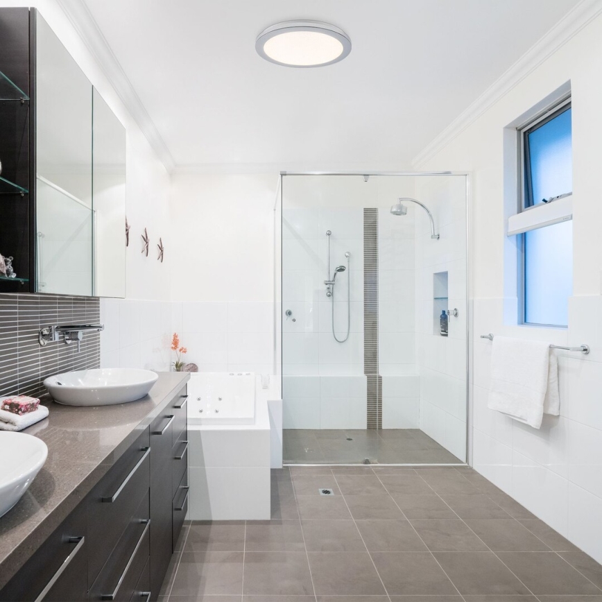 Rabalux - Plafonnier LED à intensité modulable salle de bain LED/18W/230V IP44