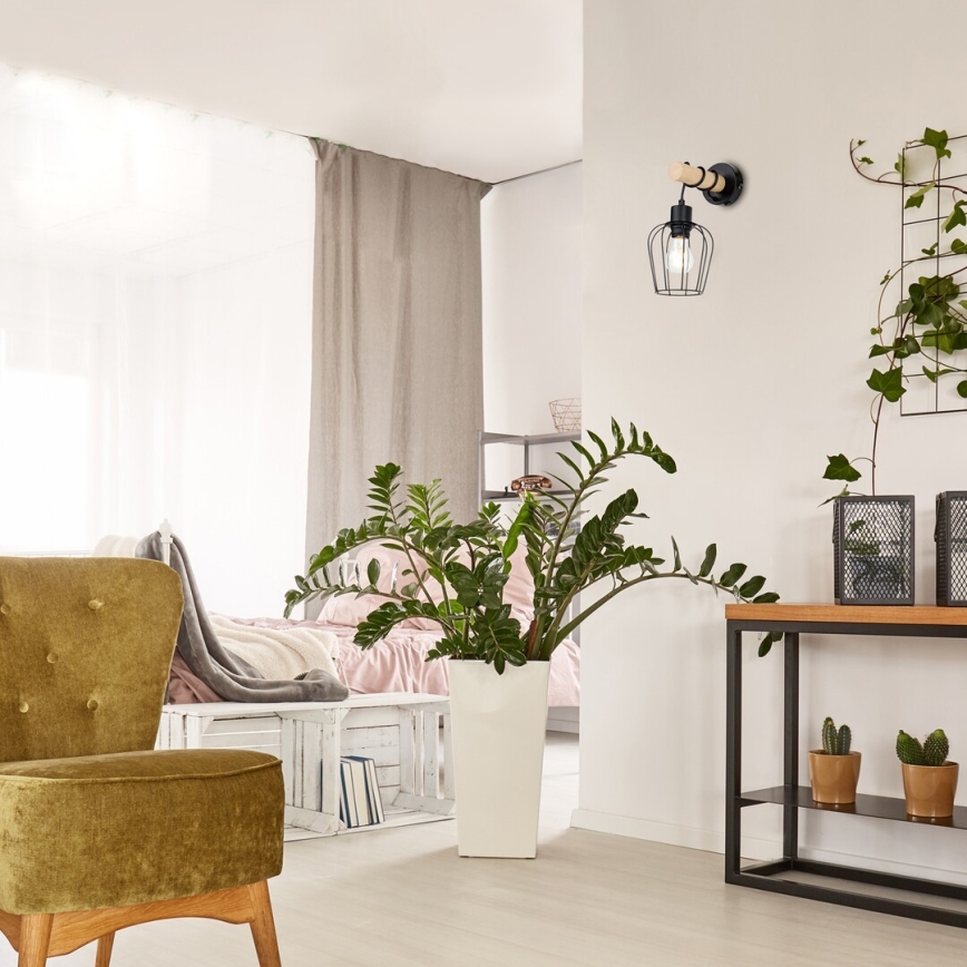 Rabalux - Applique murale 1xE27/40W/230V hévéa