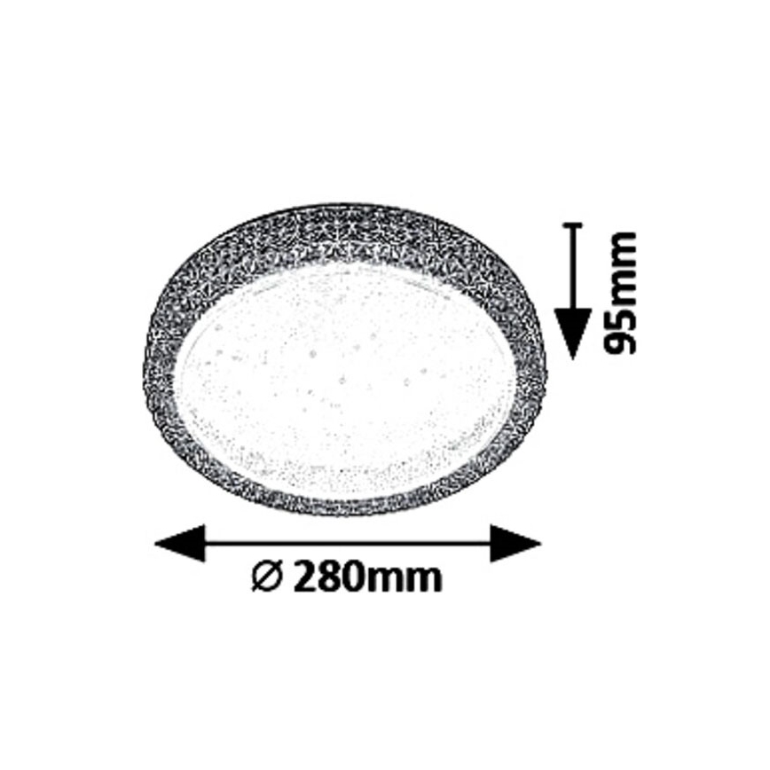Rabalux 5326 - Plafonnier LED LUCILLA LED/18W/230V