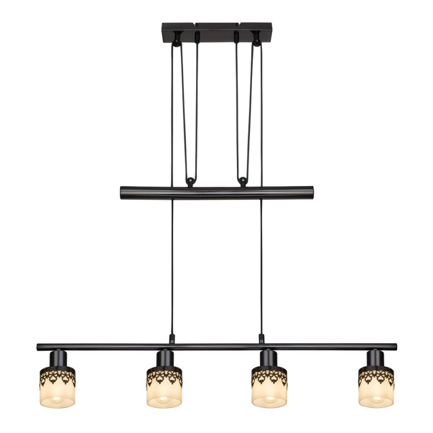 Rabalux 5345 - Suspension avec fil LACEY 4xE14/40W/230V