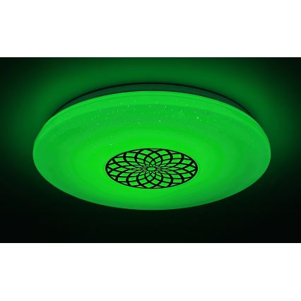 Rabalux - Plafonnier à intensité variable RGB LED/24W/230V 3000-6500K Wi-Fi Tuya d. 39,5 cm + Télécommande