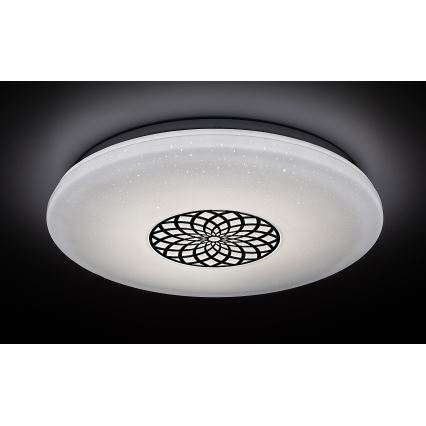 Rabalux - Plafonnier à intensité variable RGB LED/24W/230V 3000-6500K Wi-Fi Tuya d. 39,5 cm + Télécommande