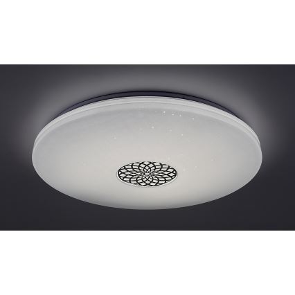 Rabalux - Plafonnier à intensité variable RGB LED/40W/230V 3000-6500K Wi-Fi Tuya d. 60 cm + Télécommande