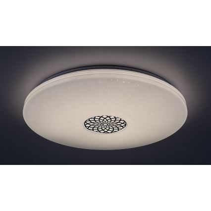 Rabalux - Plafonnier à intensité variable RGB LED/40W/230V 3000-6500K Wi-Fi Tuya d. 60 cm + Télécommande