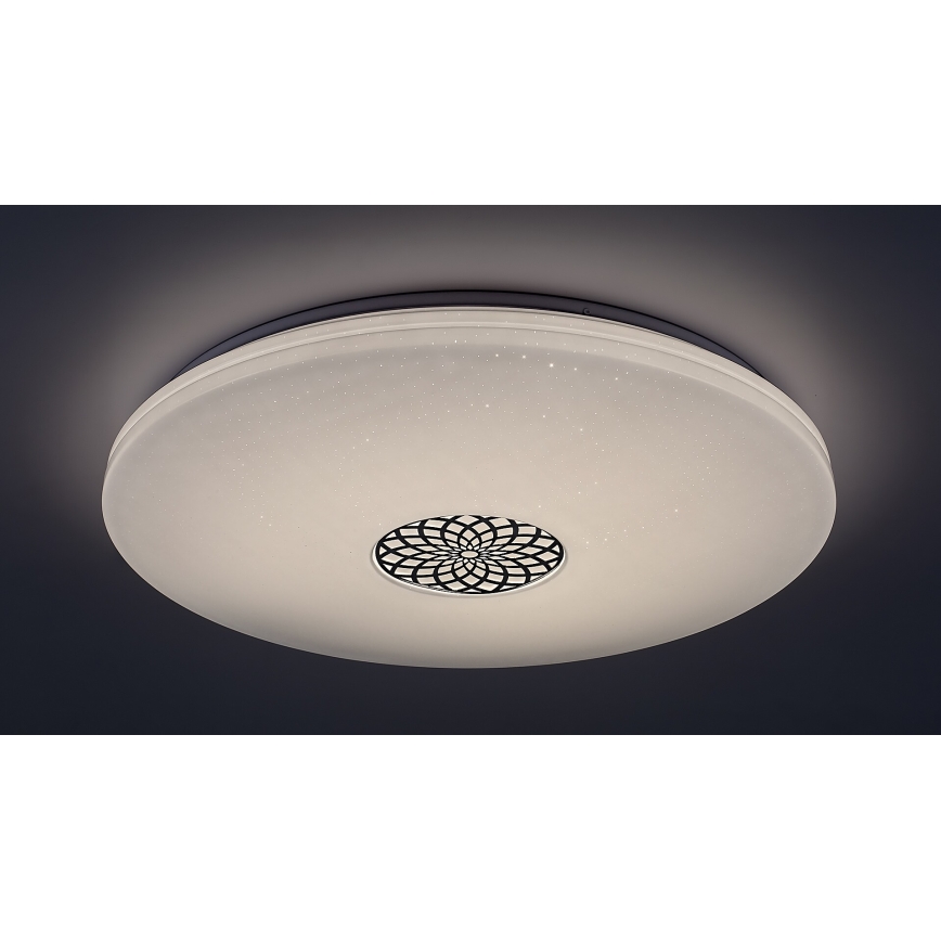 Rabalux - Plafonnier à intensité variable RGB LED/40W/230V 3000-6500K Wi-Fi Tuya d. 60 cm + Télécommande