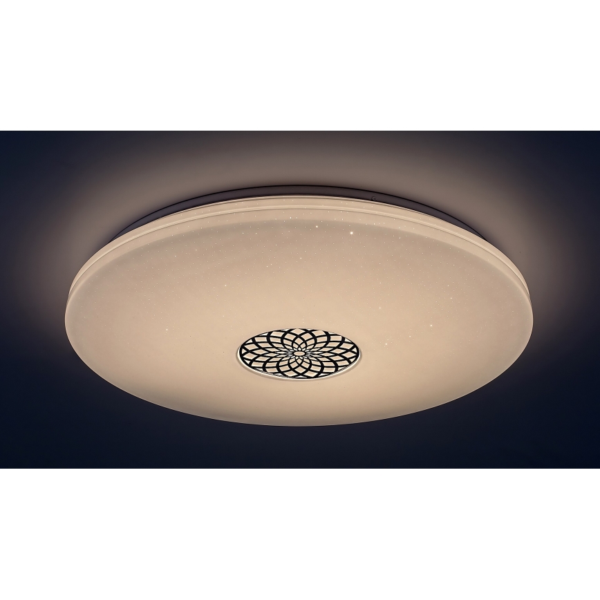 Rabalux - Plafonnier à intensité variable RGB LED/40W/230V 3000-6500K Wi-Fi Tuya d. 60 cm + Télécommande