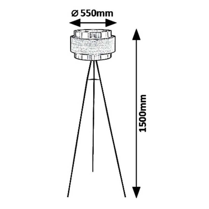 Rabalux 5385 - Lampadaire BASIL 1xE27/40W/230V
