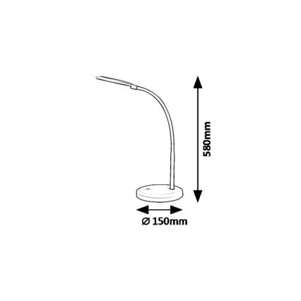 Rabalux 5429 - Lampe de table LED tactile à intensité variable TIMOTHY LED/7,5W/230V