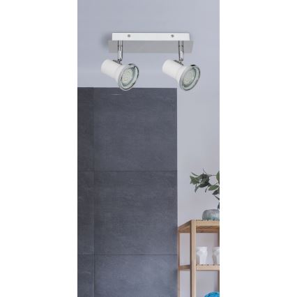 Rabalux - Spot LED salle de bain 2xGU10/4,5W/230V IP44