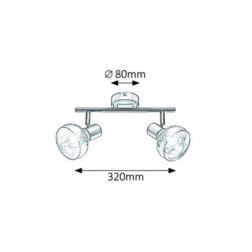 Rabalux 5547 - Spot HOLLY 2xE14/40W/230V or