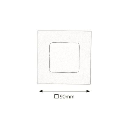 Rabalux - Spot encastrable LED salle de bain LED/3W/230V IP44 4000K