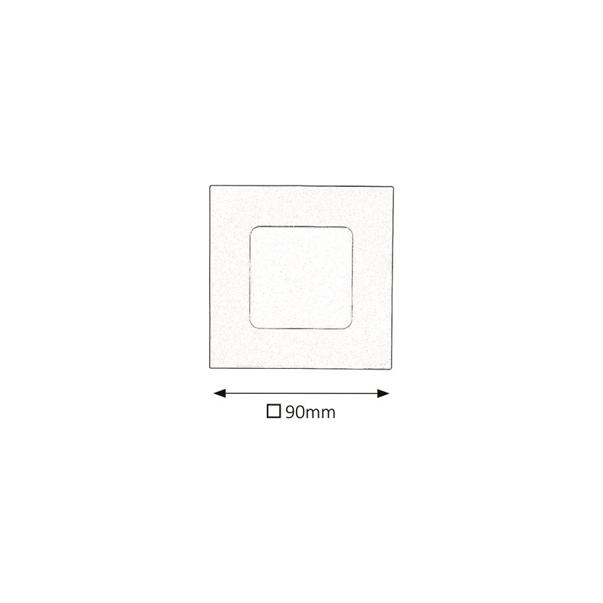 Rabalux - Spot encastrable LED salle de bain LED/3W/230V IP44 4000K