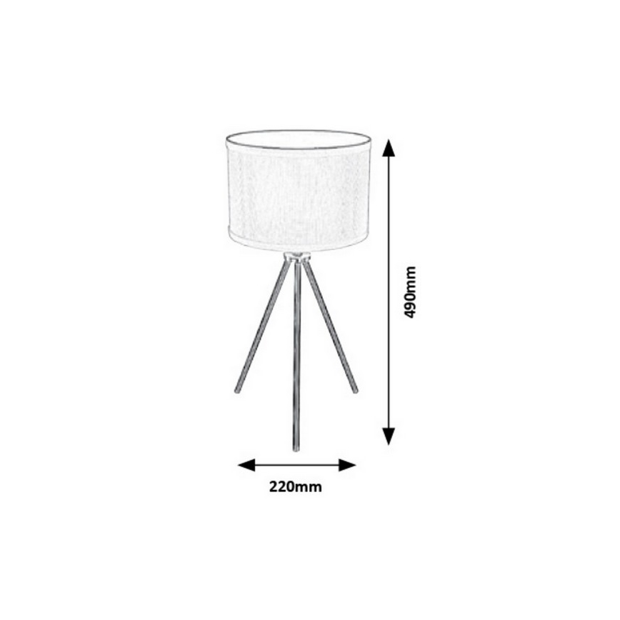 Rabalux - Lampe de table 1xE27/60W/230V