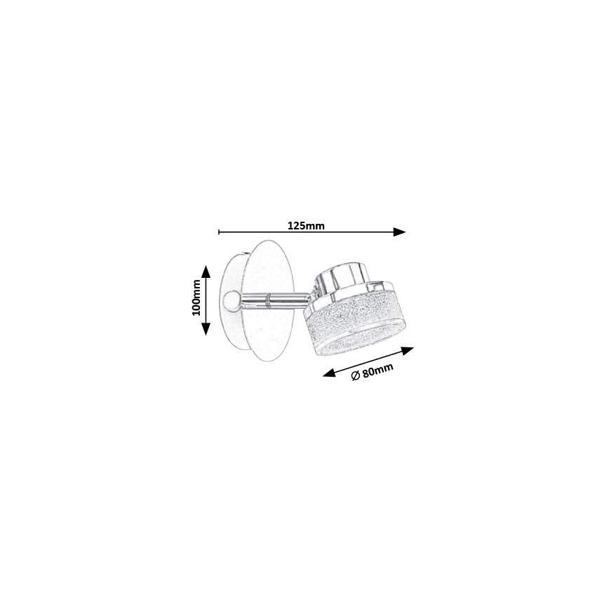 Rabalux - Spot mural LED/5W/230V