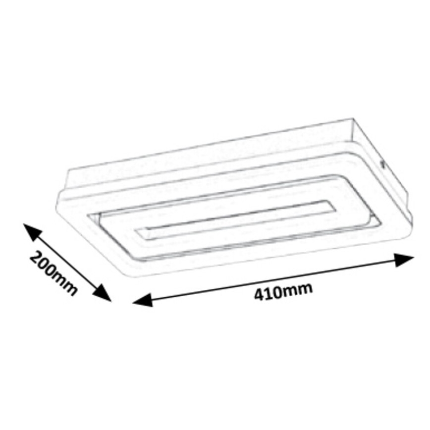 Rabalux - Plafonnier LED LED/40W/230V