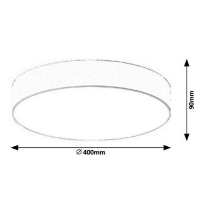 Rabalux - Plafonnier LED/24W/230V d. 40 cm
