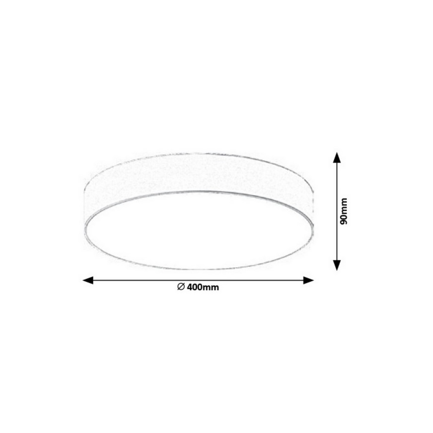 Rabalux - Plafonnier LED/24W/230V d. 40 cm