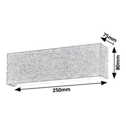 Rabalux - Applique murale LED/6W/230V