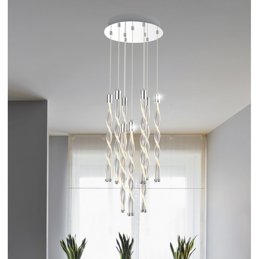 Rabalux 5766 - Lustre LED avec fil RAINA 8xLED/7,5W/230V