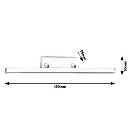 Rabalux - Applique murale LED salle de bain LED/12W/230V IP44