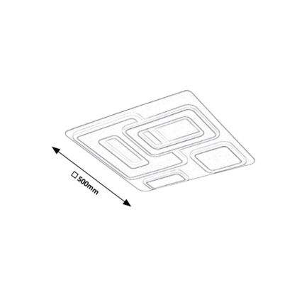 Rabalux - Plafonnier LED à intensité modulable télécommandé LED/56W/230V