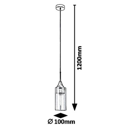 Rabalux 6349 - Suspension LED avec fil CANDICE LED/5W/230V