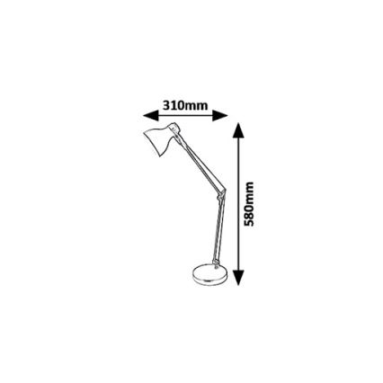 Rabalux 6409 - Lampe de table CARTER 1xE14/11W/230V