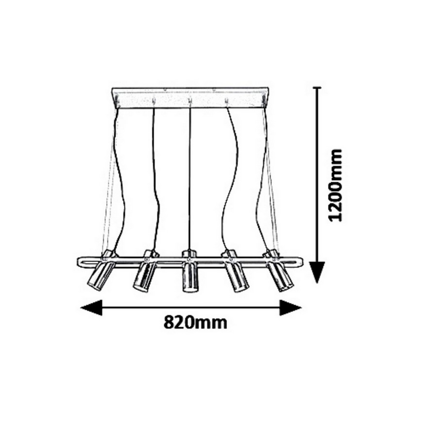 Rabalux 6430 - Suspension LED avec fil RAVEN LED/25W/230V